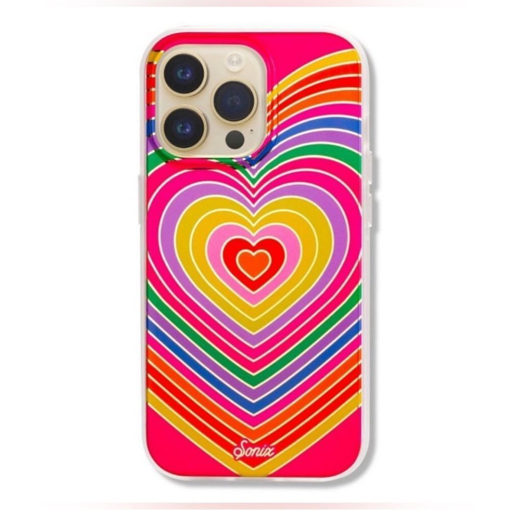 Sonix iPhone 14 Pro- Rainbow Hearts with MagSafe NWT